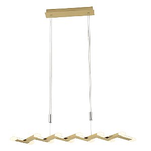 Pendente Sarau Dourado  (C)19Cm (L)92.5Cm 12x2W 3000K | HS001