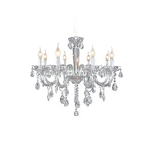 Lustre Princess Cromado (D)61Cm X (A)63Cm 8Xe14 | HU2098