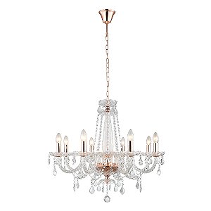 Pendente Tyene Rose Gold (D)72cm (A)64cm 8xE14 | JF308