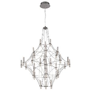 Pendente Jun Cromado D 78Cm X 102Cm 33 X 0,8W | JJ004
