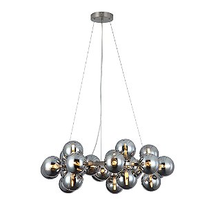 Pendente Halo Niquelado Cromado (D)69.5Cm 25Xg9 | JO005NK