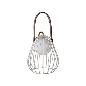 Abajur Lamp Dourado E Branco (D)18Cm (A)22Cm 1xG9 | ML001W