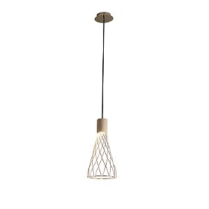 Pendente Oro Dourado Marrom (D)18cm (A)35cm 1xGU10 | ML013