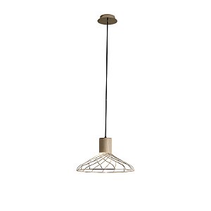 Pendente Oro Dourado Marrom (D)34cm (A)20cm 1xGU10 | ML014