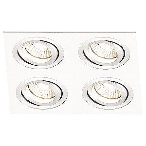 Spot Embutir Ecco 4Xar111 Bivolt Branco | NS5114B