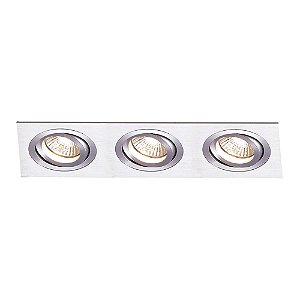 Spot Embutir Ecco 3Xpar30 Bivolt Prata | NS5303A