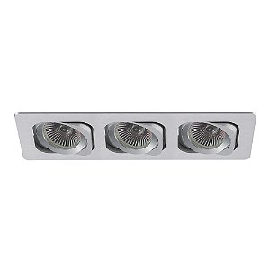 Spot Embutir Monet 3Xpar20 Bivolt Escovado | NS6203A