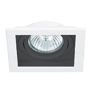 Spot Embutir Conecta Alumínio Branco E Preto Par30 | NS7301P