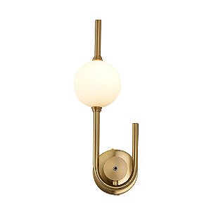 Arandela Candy Dourado (C)45cm (L)16cm 10W 2700K | OC018