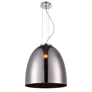 Pendente Song Cromado (D)33cm (A)34cm 1xE27 | OD019C