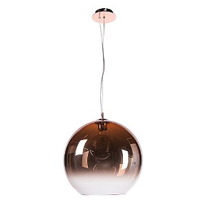 Pendente Bocci Cobre Vidro (D)41Cm 1Xe27 | OD038EL