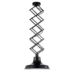 Pendente Tratto Preto (D)36cm (A)16.5cm 1xE27 | OP027