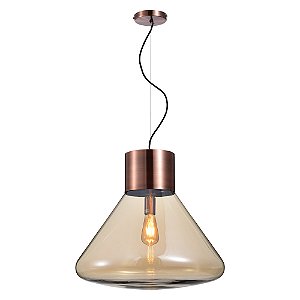 Pendente Gamboa Cobre Champagne (D)53Cm (A)47Cm 1xE27 | PD018L