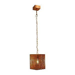 Pendente Pradesh Cobre 18Cmx18Cmx24Cm 1xE27 | PEI0026CO