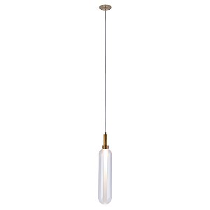Pendente Lampião Dourado (A)52Cm 5W 3000K | RB002