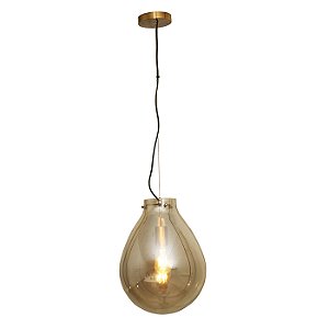 Pendente Caju Bronze Conhaque (D)40Cm (A)52Cm | RZ001L