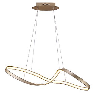 Pendente Flow Dourado (C)93Cm 30W 3000K | SB008G