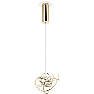 Pendente Ninho Dourado (D)23Cm 12W 3000K | WD017S