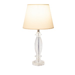 Base Abajur Scent Cromado E Transp (D)12Cm (A)43Cm | XL1338