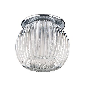 Spot Embutir 1xG9 Bivolt Cromado Transparente | YD1088
