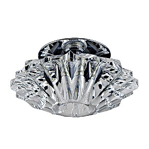 Spot Embutir  1xG4 Bivolt Cromado Transparente | YD904