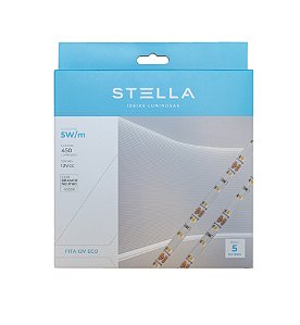 Fita Led Eco 5W/M 450Lm/M 12V Ip20 2700K 3000K 4000K 6500K | STH7804