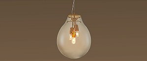 Pendente Malbec Dourado Opus Ø380 x 2562mm | DN38353