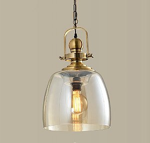 Pendente Bishop Conhaque Opus Ø300 x 700mm | DN38537
