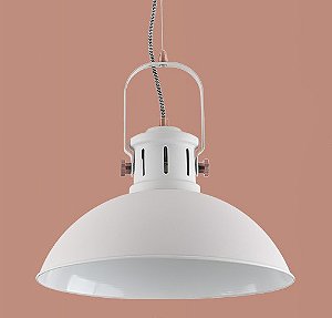 Pendente Gaspar Branco Opus Ø360 x 270mm | DN37653