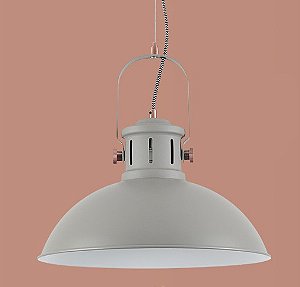 Pendente Gaspar Cinza Opus Ø360 x 270mm | DN37646
