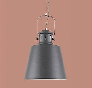 Pendente Balthasar Preto Opus Ø275 x 395mm | DN37677