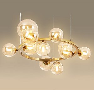 Pendente Bolle Durado Opus 643 x 299mm | DN81065