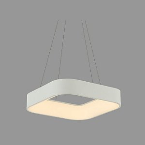 Pendente Led Square Branco Opus 450 x 2000 x 85mm | HM38087