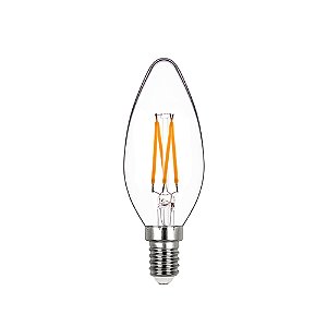 Lâmpada Vela Lisa Filamento Dimerizável 220v 2400K | STH8362/24