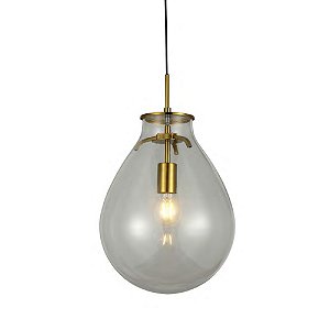 Pendente Caju (D)30cm Vidro Dourado | CAJ1PD01TR048