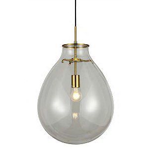 Pendente Caju (D)40cm Vidro Dourado | CAJ1PD01TR054