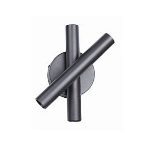 Arandela Pipo Led Preta Led Integrado 20w | PIP1AR01PT024