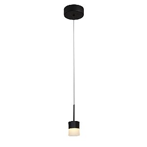Pendente Juggle Preto (D)5,6cm (A)14,9cm Led 6W 3000K | JUG1PD01PT006