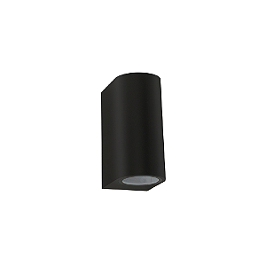 ARANDELA DOTS PRETO Facho duplo (L)7CM (A)15CM MR16 Dicróica