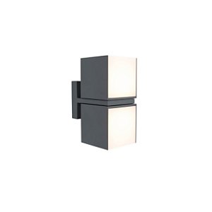 ARANDELA RUBIK GRAFITE Duplo Direcionável LED 24w 3000k