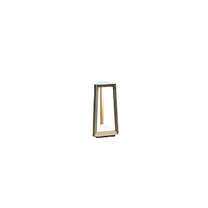 BALIZADOR Jardim POLY CINZA (D)20CM (A)36CM 12W 3000K IP65