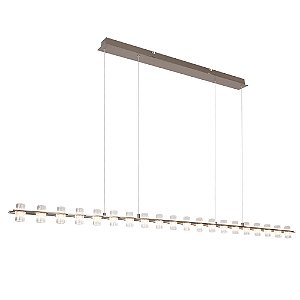 PENDENTE BISOT GRAFITE VIDRO (L)6,5CM (C)180CM | BIS1PD01GR20