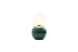 Mini Abajur Iglu Verde Vidro (D)12Cm (A)21Cm | IGL1AB01VD10