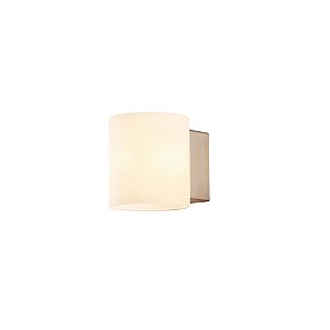Arandela Mug Vidro Opalino Niquelado G9 | MUG1AR01NI10