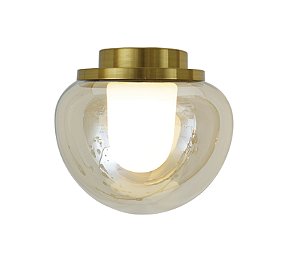 Plafon Ozo Dourado (D)20Cm (A)17Cm LED 3000K | OZO1PL01AB10