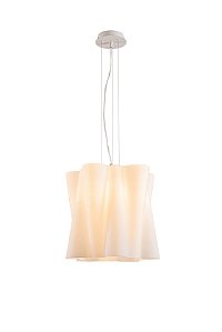 Pendente Teji Vidro Opalino Branco (D)38Cm | TEJ1PD01OP10