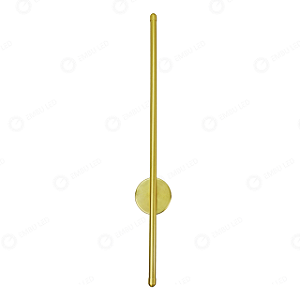 ARANDELA ONE WAY LUZ INDIRETA DOURADA 12W 60CM ALUMÍNIO