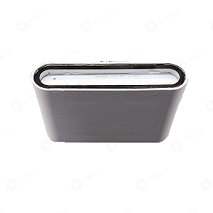 ARANDELA EXTERNA ULTRAFINA LED SLIM BRANCO 6W 3000K QUADRADA