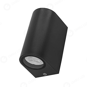 ARANDELA EXTERNA 2 FACHOS FIXO LAMPADA MR16 SOQUETE GU10