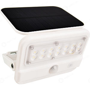 ARANDELA PLACA SOLAR COM SENSOR DE PRESENÇA 2W 6500K